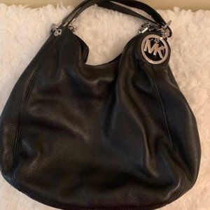 Black Micheal Kors Leather Purse